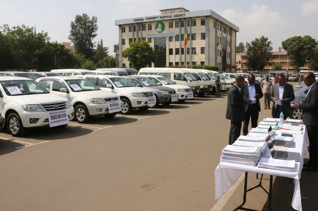 ያገለገሉ ተሸከርካሪዎችን ለመሸጥ የወጣ የጨረታ ማስታወቂያ